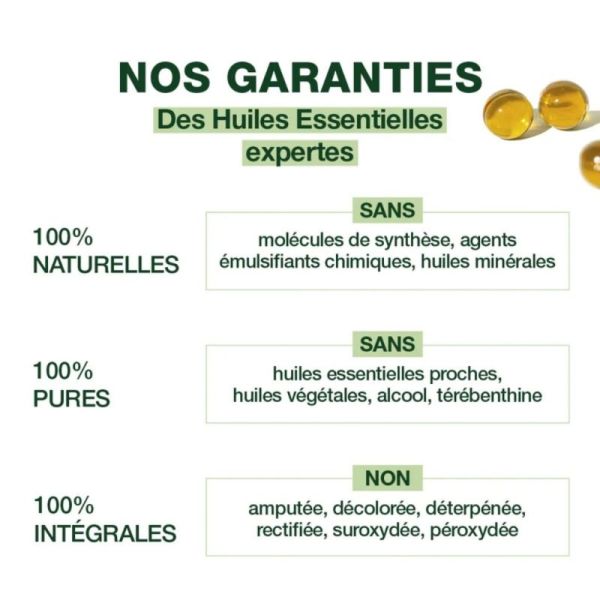 Pranarom Perles d'Huile Essentielle Citronnier 60 Perles