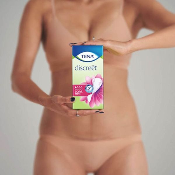 TENA Discreet Ultra Mini Féminin- Boîte de 28 - Protection Discrète Fuites Urinaires