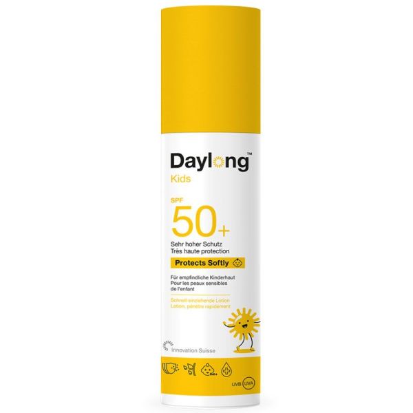 Daylong Kids Lait SPF 50+ 150 ml - Haute protection solaire pour la peau sensible des enfants
