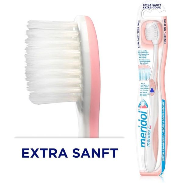 Méridol Spéciale Brosse à Dents Chirurgicale Ultra Souple Gencives Sensibles & Douloureuses