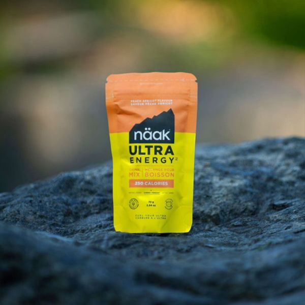 Naak Ultra Energy Mélange pour Boisson Énergisante Pêche Abricot 72g – Hydratation et endurance