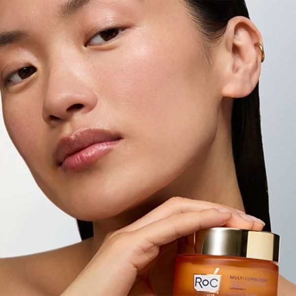 RoC Multi Correxion Renouveau + Éclat Crème Gel 50 ml – Gel-crème anti-âge et défatigant éclat