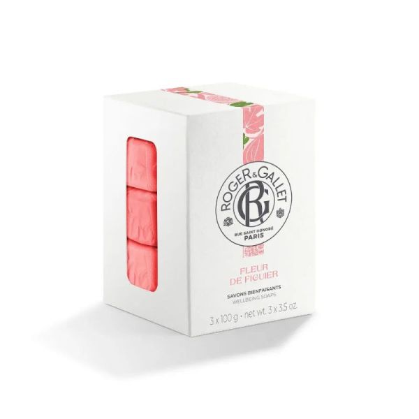 Roger & Gallet fleur de figuier 3 savons x100g