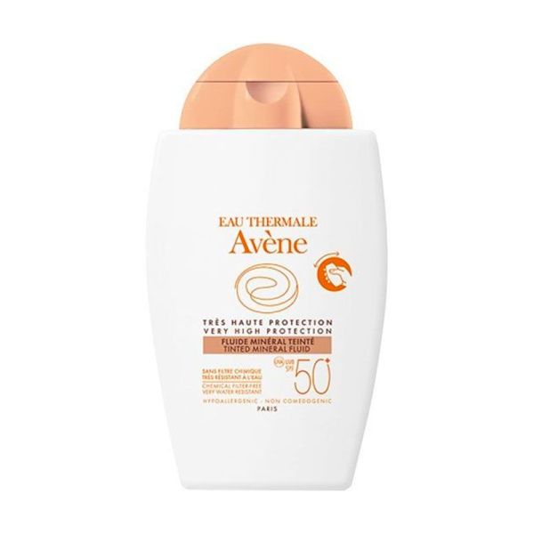 Avène Solaire Fluide Minéral Teinté - SPF50+ - 40 ml