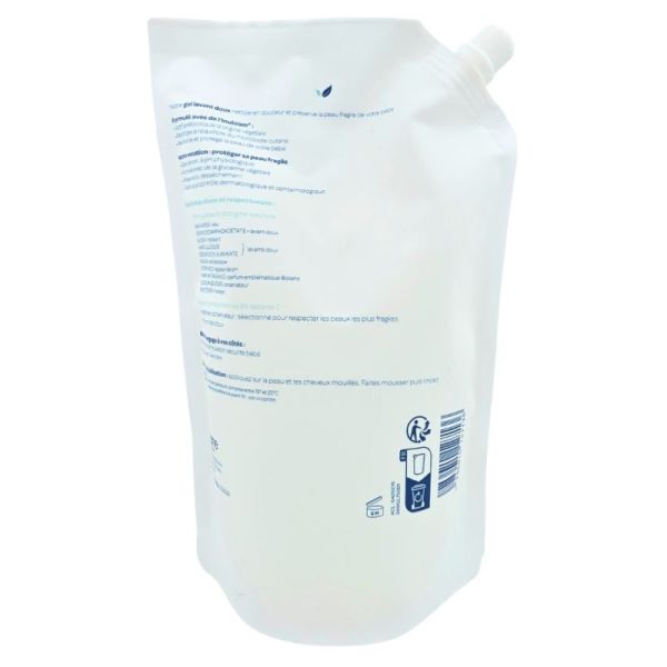 Biolane Expert Recharge Gel Lavant Doux 750 ml - Protège la peau fragile de bébé dès la naissance