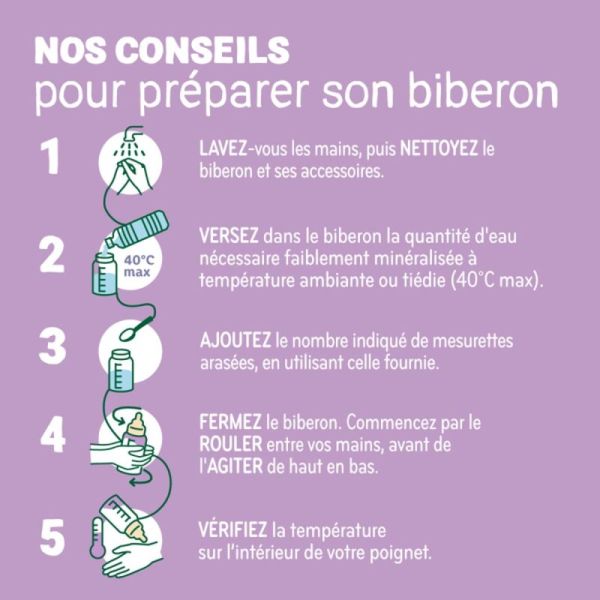 Babybio Optima 1er âge 800 g (0 à 6 mois) Lait pour nourrissons, sans huile de palme et fabriqué en France