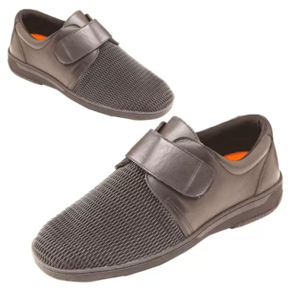 Gibaud CHUT Milo Noir - Chaussures Confort Homme Hallux Valgus