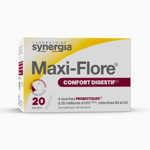 Synergia Maxi-Flore Confort Digestif - 20 sachets orodispersibles