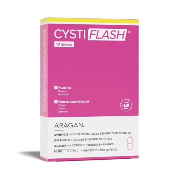 Aragan Cystiflash - 10 gélules