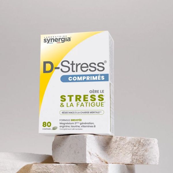 Synergia D-Stress 80 Comprimés – Résistance nerveuse et équilibre quotidien