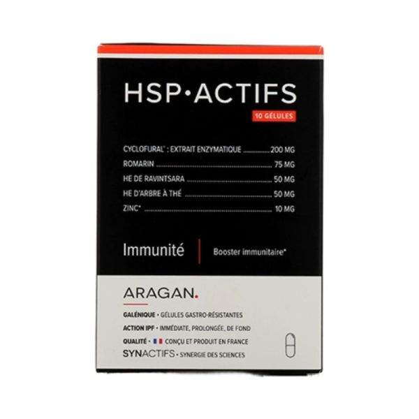 Aragan Synactifs HSP Actifs Immunité - Booste l'Immunité - 10 gélules