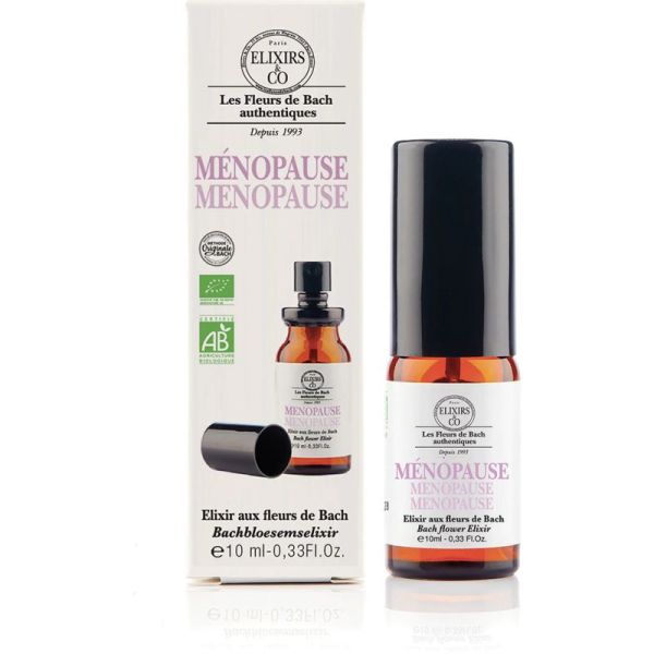 Elixirs & Co Spray Buccal Bio Ménopause Fleurs de Bach 10ml – Équilibre nomade