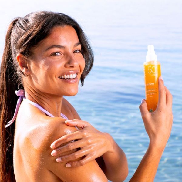 SVR Sun Secure Eau Solaire SPF50+ - 100ml - Fraîcheur et haute protection pour peaux sensibles