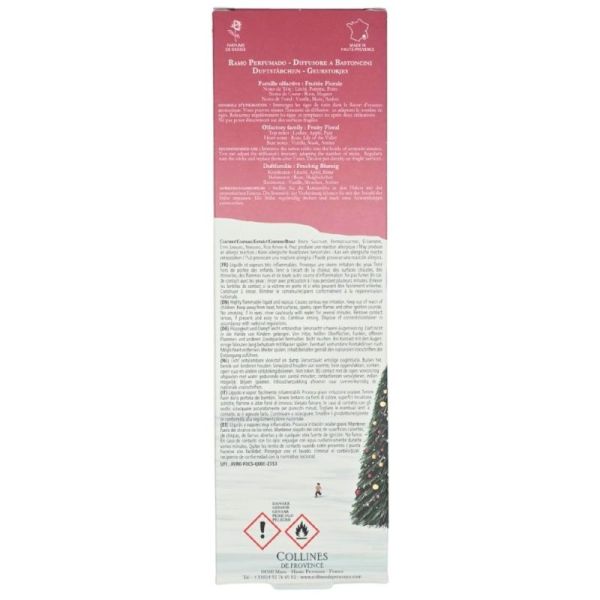Collines de Provence Bouquet Parfumé Litchi Givré 100 ml - Ambiance fruitée et florale