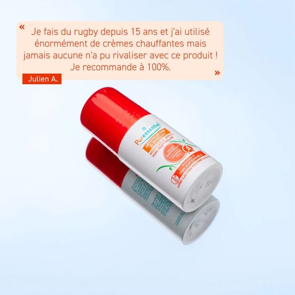 Puressentiel Articulations & Muscles Pure Heat Roller 75 ml – Soin massant chauffant intense