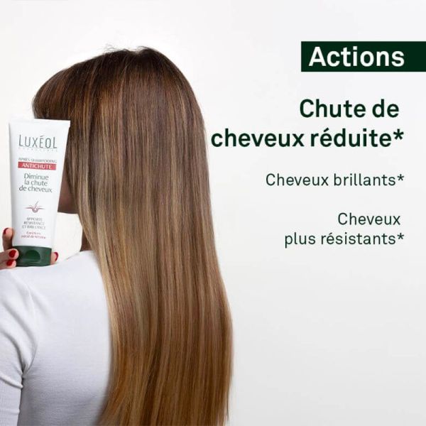 Luxéol Après-Shampoing Anti-Chute - 200ml - Diminue la chute et renforce la fibre capillaire