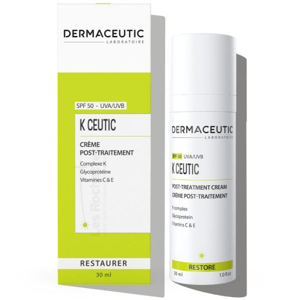 Dermaceutic K CEUTIC Crème réparatrice 30 ml - Post Intervention - Hypoallergénique - SPF50