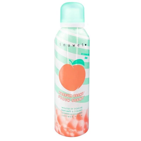 Inuwet Coffret Mousse de Douche & Accessoires "Bubble Peach"
