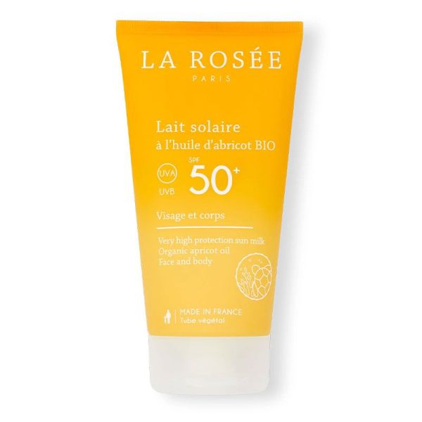 La Rosée Lait Solaire à l'Huile d'Abricot Bio SPF50+ 150ml