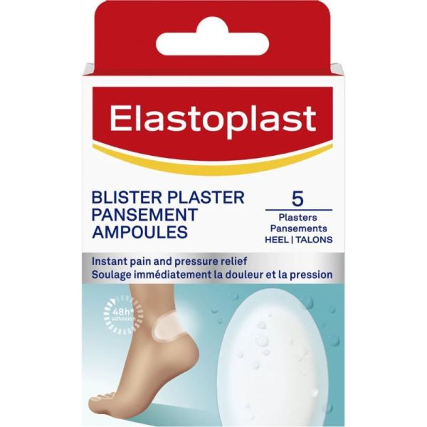 Elastoplast Pansements Ampoules Grande Taille Protection Ampoules - 5 Pansements