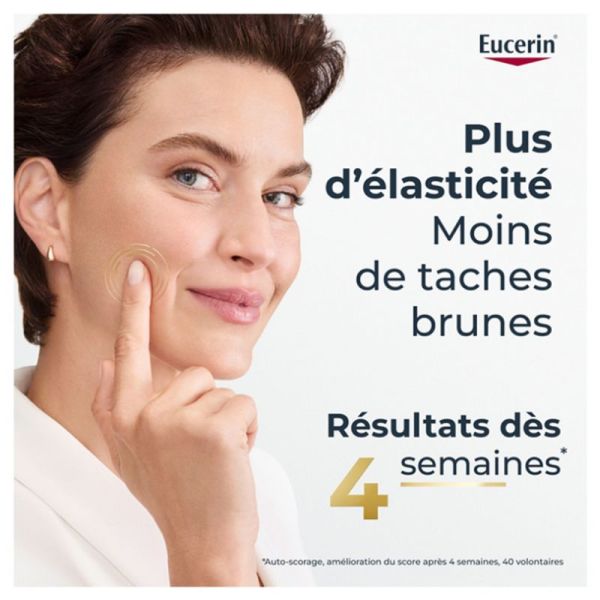 Eucerin Hyaluron-Filler + Elasticity Soin de Nuit - Recharge de 50 ml - Raffermit la peau et réduit les rides