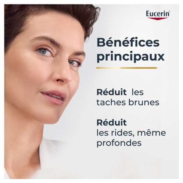 Eucerin Hyaluron-Filler + Elasticity Soin de Nuit - Recharge de 50 ml - Raffermit la peau et réduit les rides