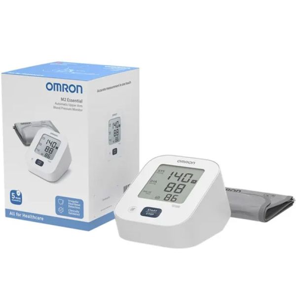 Omron Tensiomètre au Bras M2 Essentiel - 1 unité - Précision, confort et simplicité d’utilisation
