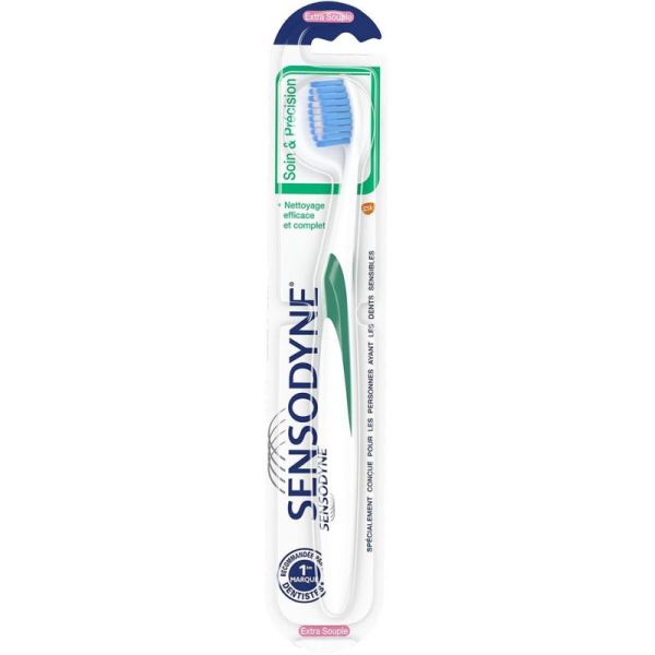 Sensodyne Soin & Précision Brosse à Dents Extra-Souple 1 unité – Dents sensibles