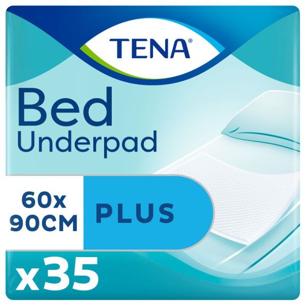 Tena Bed Plus 90 x 60 cm - Protections de lit pour incontinence - 35 unités