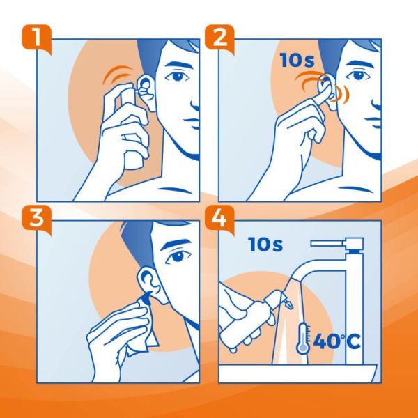 Audispray Junior 25ml - Hygiène auriculaire pour enfants, prévention des bouchons de cérumen