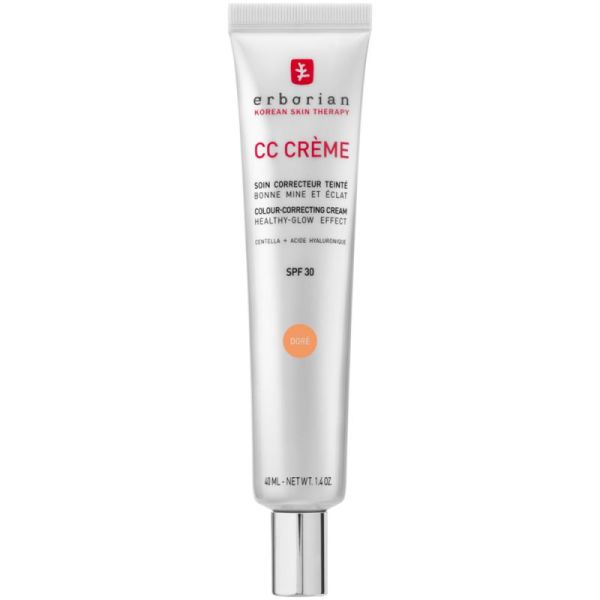 Erborian CC Crème Soin Correcteur SPF30 - 40 ml - Teinte Dorée - Soin correcteur illuminateur