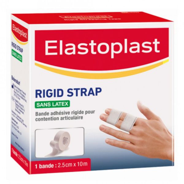 Elastoplast Rigid Strap Bande Adhésive Rigide Doigt 2,5cm x 10m