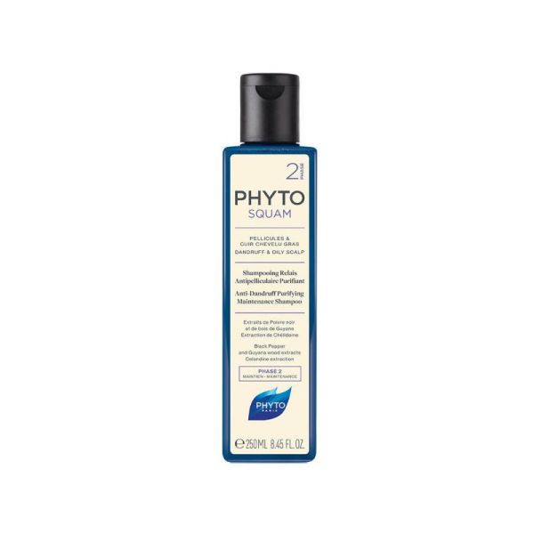 Phyto Phytosquam Shampooing Relais Antipelliculaire Purifiant 250 ml