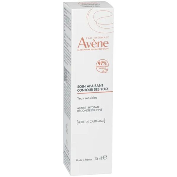 Avène Essential Care Soin Apaisant Contour des Yeux - 15ml - Hydrate, décongestionne et apaise