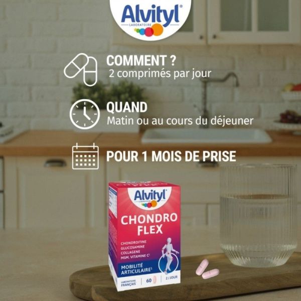 Alvityl Chondroflex Mobilité Articulaire - 60 comprimés - 30 jours