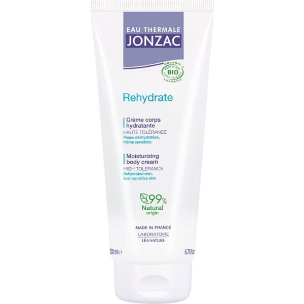 Eau Thermale Jonzac REhydrate Crème Hydratante Onctueuse Corps Bio - 200 ml - Hydrate, nourrit