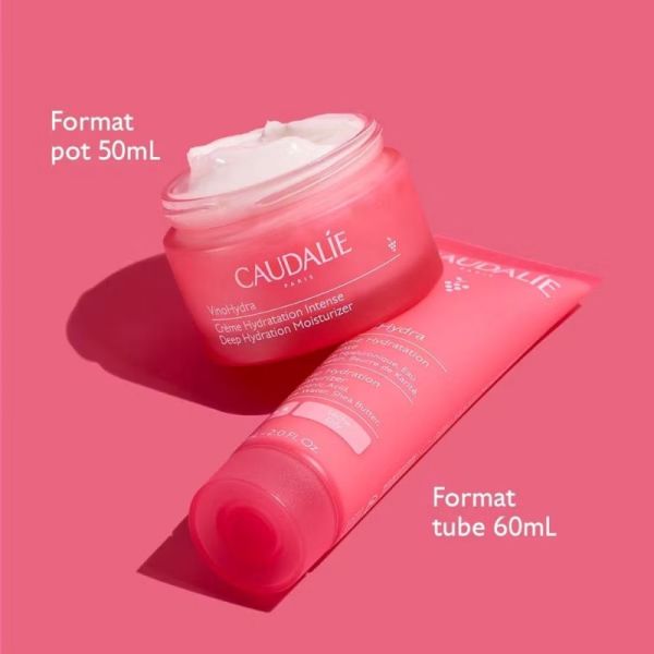 Caudalie VinoHydra Crème Hydratation Intense 60 ml - Peaux sèches à très sèches