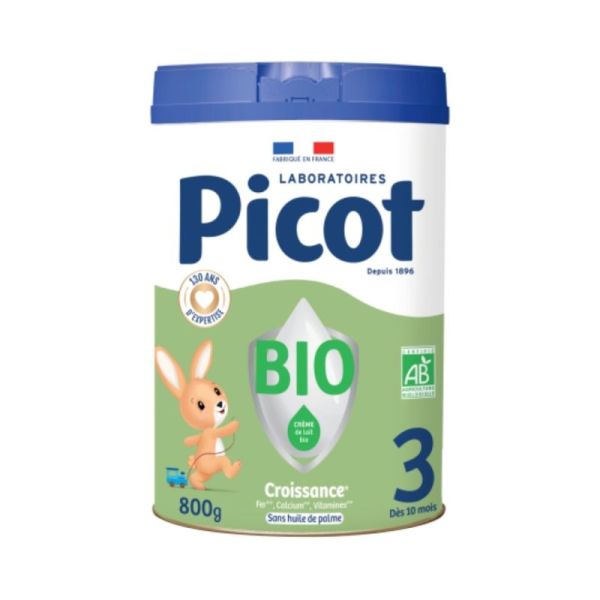 Picot Bio 3ème âge (dès 10 mois) 800 g lait en poudre - Soutient le système immunitaire