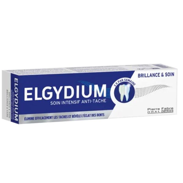 Elgydium Brillance & Soin Dentifrice 30ml – Soin intensif anti-taches