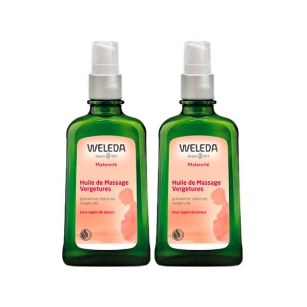 Weleda Huile de Massage Vergetures 2x100ml