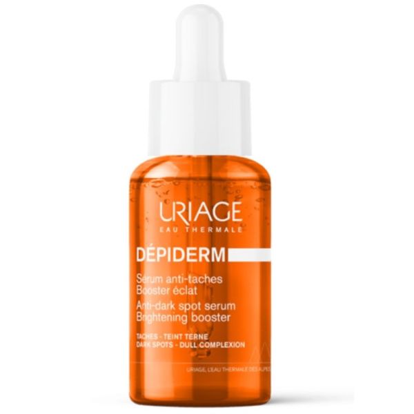 Uriage Depiderm Sérum Anti-Taches Booster Éclat 30 ml - Unifie, lisse et illumine la peau
