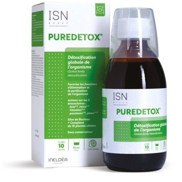 Ineldea Puredetox - 250ml - Purifie l’organisme et relance naturellement les fonctions d’élimination