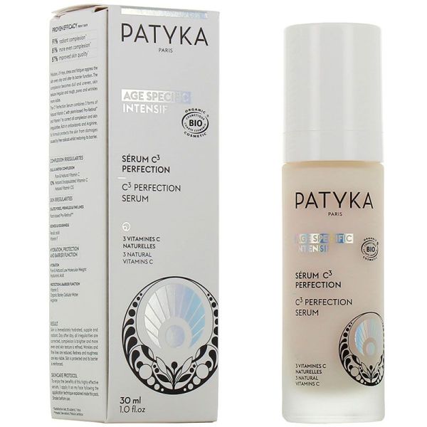 Patyka Age Specific Intensif - Sérum C3 Perfection Bio - Sérum Hydratant et Anti-âge - 30 ml