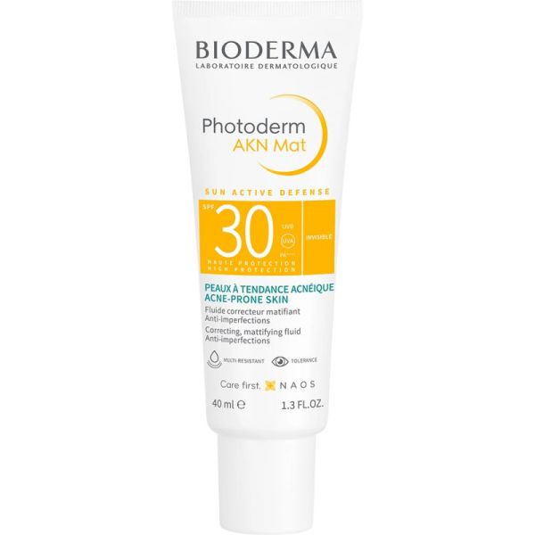 Bioderma Photoderm AKN Mat SPF30 40ml – Haute protection et matité
