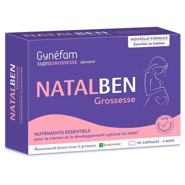 Effik Natalben Grossesse - 90 Capsules - Soutien nutritionnel pour maman et bébé