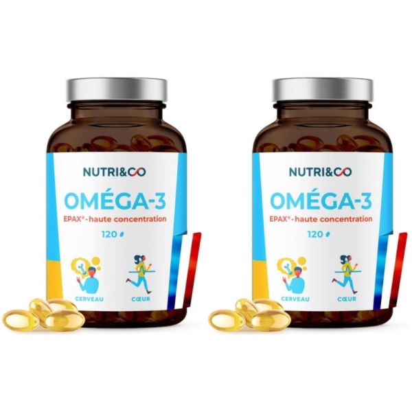 Nutri&Co Oméga-3 Ultra-Concentrée EPA/DHA - 240 Capsules