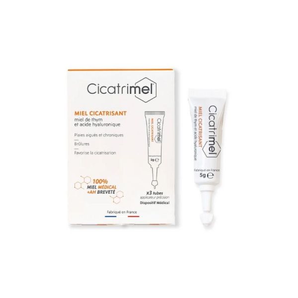 Alvadiem Miel Cicatrisant Monodose - 3x5g - Plaies aiguës et chroniques, brûlures