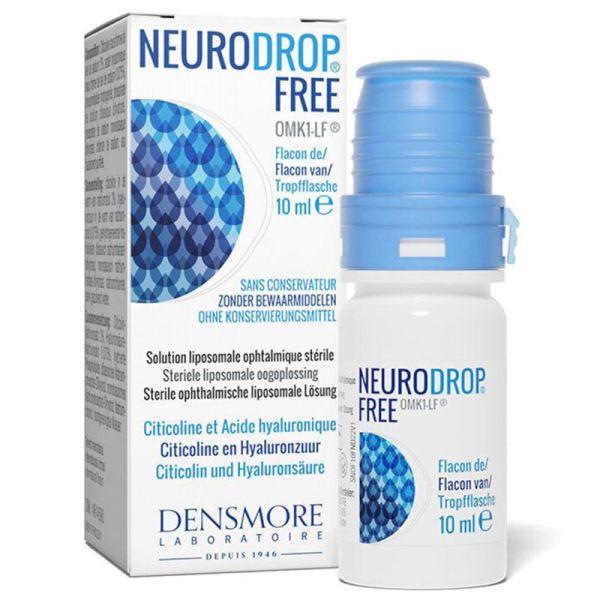 Densmore Neurodrop Free Solution Liposomale Ophtalmique Stérile 10 ml – Collyre hydratant et protecteur
