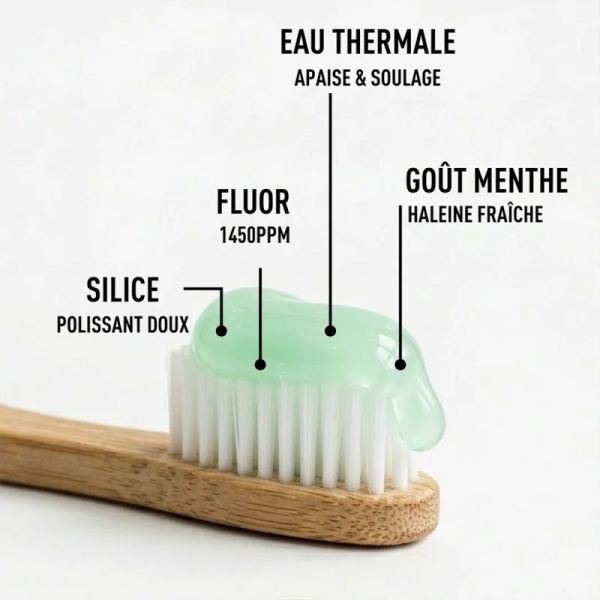 Respectueuse Dentifrice Naturel Gencives Sensibles Recharge 150ml – Apaisant et protection