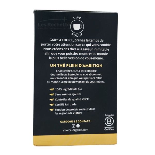 CHOICE Thé Blanc Fleur de Sureau Bio - 17 Sachets